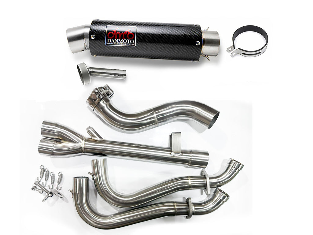 スズキ GSX-8S 2023-2024 GSX-8R 2024- DANMOTO カーボン フルエキゾーストマフラー – LCIPARTS  EXHAUSTS