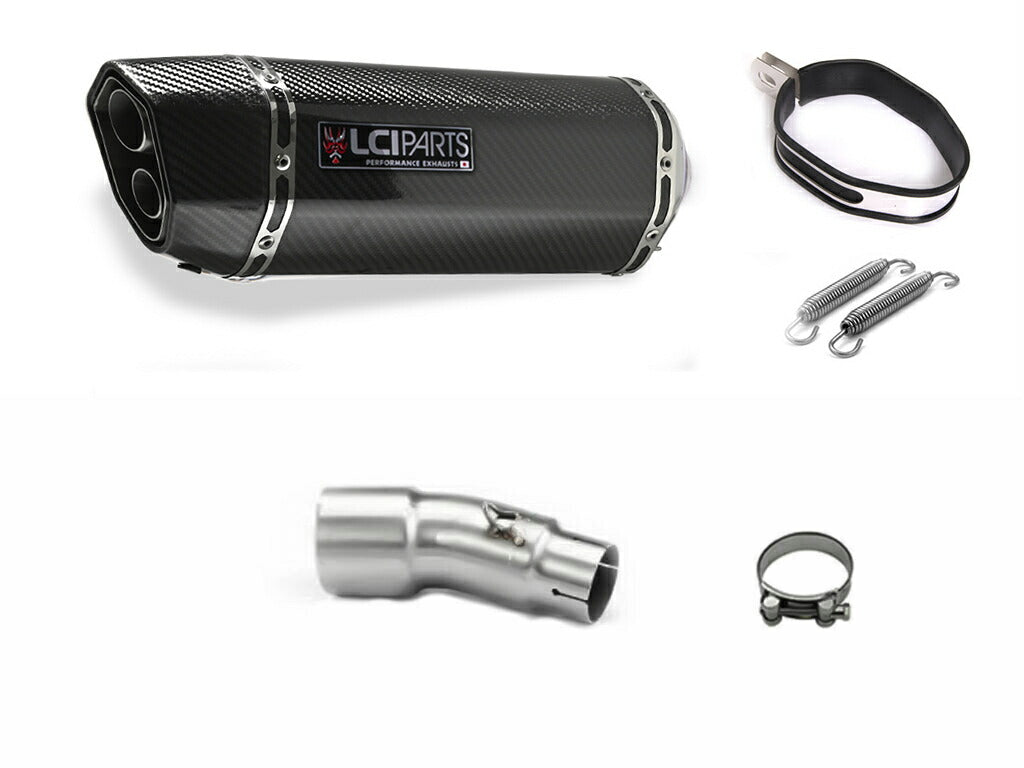 カワサキ NINJA250R ニンジャ250R 2008-2012 LCIPARTS ツインエンド カーボン スリップオンマフラー – LCIPARTS  EXHAUSTS