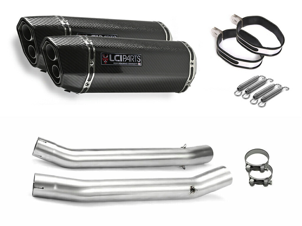 スズキ GSX1300R ハヤブサ 隼 1999-2007 LCIPARTS ツインエンド カーボン スリップオンマフラー – LCIPARTS  EXHAUSTS