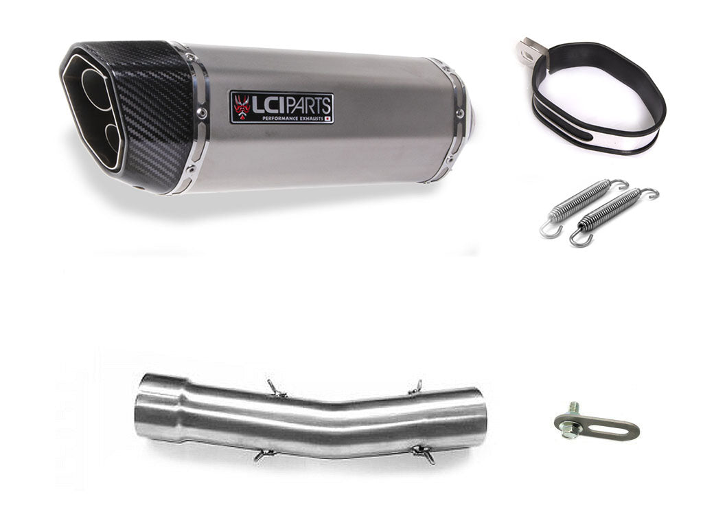 トライアンフ ストリートトリプル85 ストリートトリプルR 2013-2018 LCIPARTS ツインエンド ステンレス スリップオンマフ –  LCIPARTS EXHAUSTS