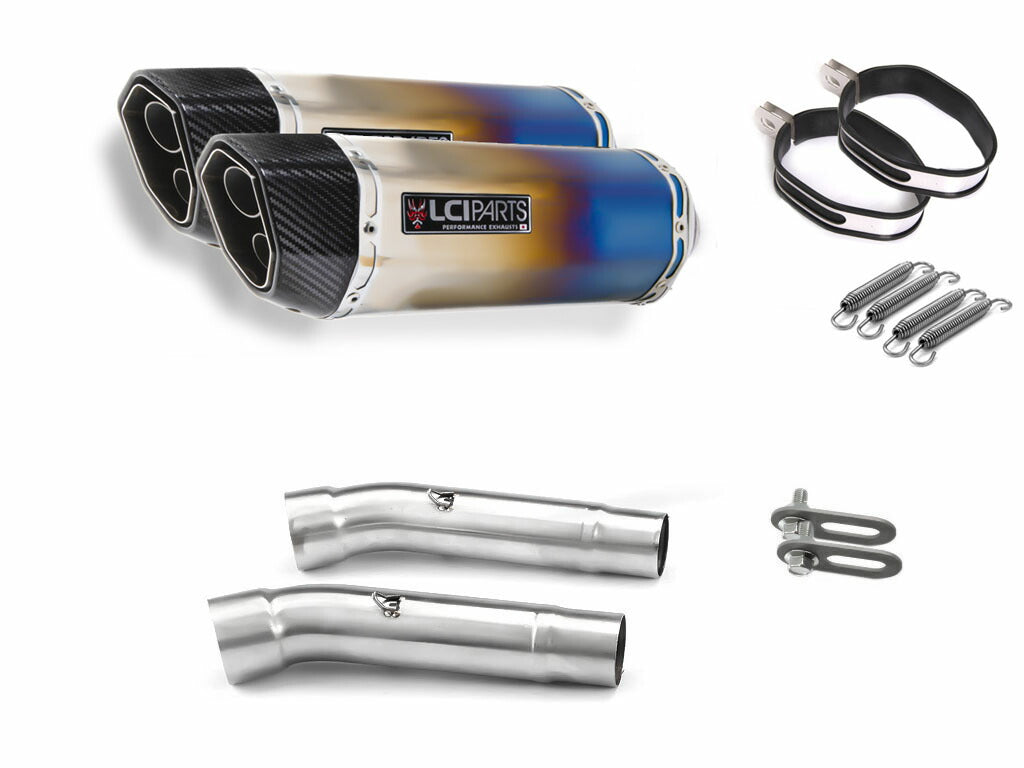 DUCATI MONSTER モンスター900 M900 M800 M620 M695 LCIPARTS ツインエンド チタン スリップオン –  LCIPARTS EXHAUSTS