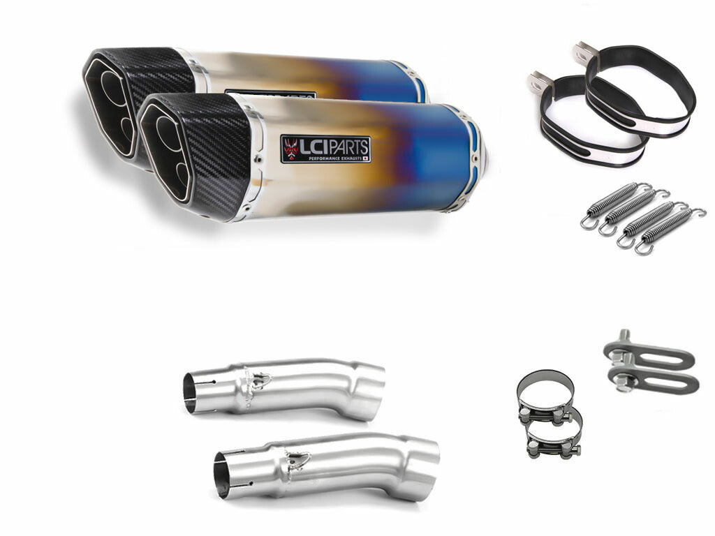 ホンダ ホーネット900 CB900 HORNET 2001- SC48 LCIPARTS ツインエンド チタン スリップオンマフラー –  LCIPARTS EXHAUSTS